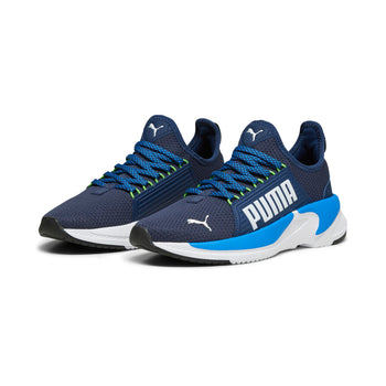 Scarpe da running blu da ragazzo con logo laterale Puma Softride Premier Jr, Brand, SKU s353500120, Immagine 0